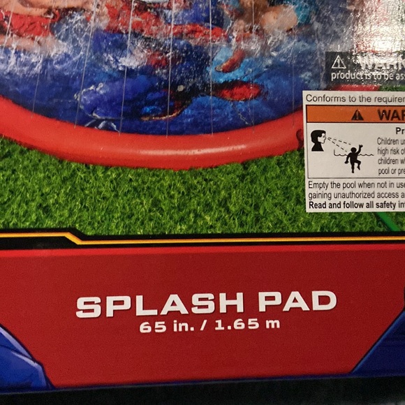 Marvel Spider-Man Splash Pad 65 inches NEW summer fun in the sun ☀️ - Picture 3 of 5